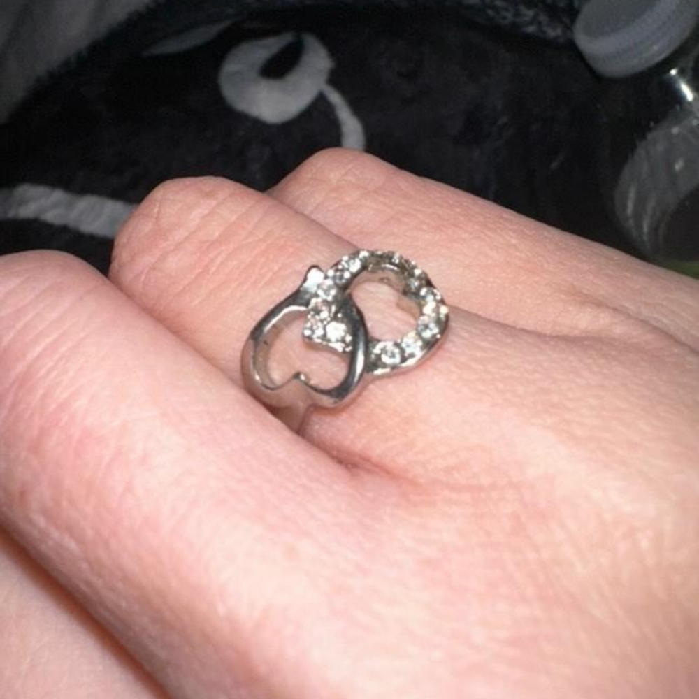 Silver Infinity Heart Ring - Picture 3 of 3